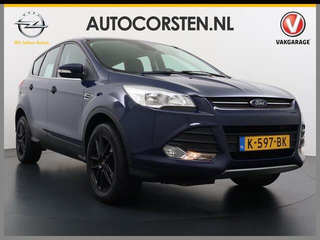 Ford KUGA T 150PK Airco Trekhaak Cruise Control Pdc 17"lmv Elektr+Verwarmde Spiegels EBD Bluetooth Isofix Super Onderhouden Distributie is 5-2025 Vervangen!! 2.000kg trekvermogen!