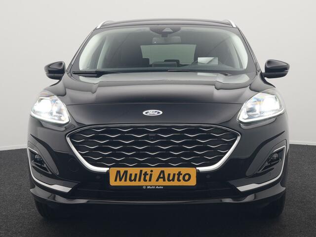 Ford KUGA 2.5 Vignale Plug In Hybrid 225pk Dealer O.H. PHEV | Trekhaak Afneembaar | Head Up | 360 Camera | Adaptive Cruise | Lederen Sportstoelen Memory & Verwarmd | Bang&Olufsen | Stuur Verwarmd | Apple Carplay | Blis | Keyless | Navigatie | DAB