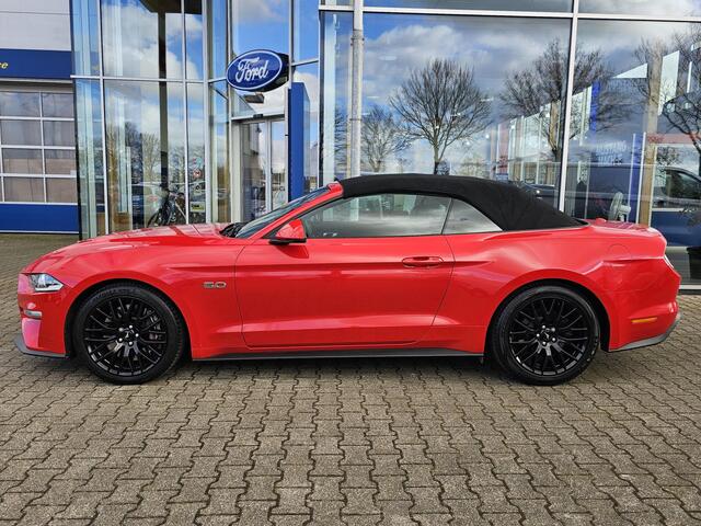 Ford MUSTANG Convertible 5.0 V8 GT | Dealeronderhouden | B&O Audio | Stoelverwarming + Koeling | Navigatie | Adaptive Cruise Control |