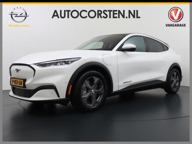 Ford MUSTANG Mach-E Extended RWD 98kWh 301pk Leer Trekhaak Pano-Dak Adaptive Cruise Lane Centring/change Assist Stop&Go Apple Carplay Android Auto 360°Camera Active-Park-Assist PDC-a+v Sync4A Lmv B&O®-HiFi-10speakers Qi-laden LED Pre-Collision-Assist Elektr.verst.Stoe
