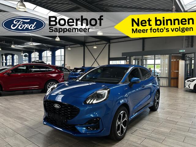 Ford PUMA EcoBoost 125PK Hybrid ST-Line | Camera | El. a. klep | LED | 17" | Navi | Clima | Cruise | Draadloos Apple Carplay