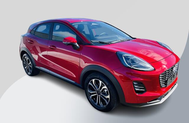 Ford PUMA 1.0 EcoBoost Hybrid Titanium 125pk Nieuw Model! | Fantastic Red | Achteruitrijcamera | Navigatie | Metaal lak | Nieuw te bestellen!