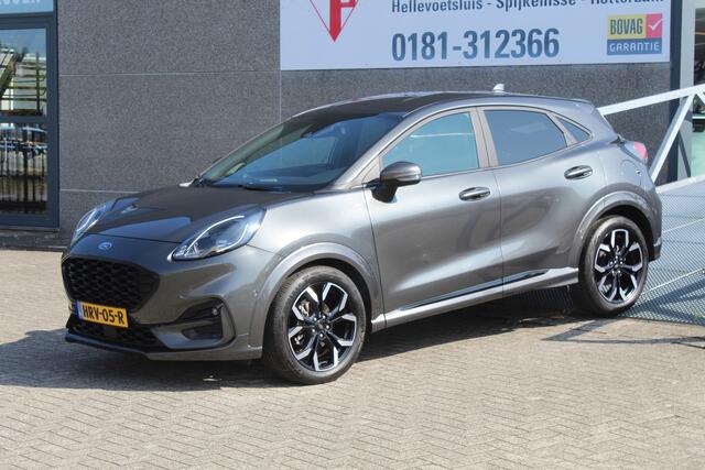 Ford PUMA 1.0 EcoBoost Hybrid ST-Line 155pk!! Automaat/Virtual cockpit/App-connect/Navigatie/Dodehoek detectie/Achteruitrijcamera/Climate control/Adaptive cruise control/Lane assist/Parkeersensoren rondom/Stoelverwarming/Stuurverwarming/Voorruitverwarming/B&O Audio