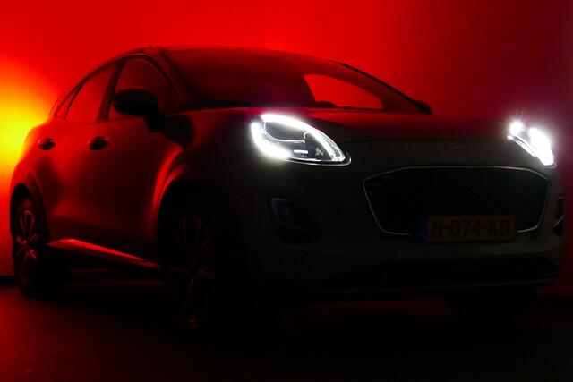 Ford PUMA 1.0 125pk EcoBoost Hybrid Titanium X. Adaptief Cruise, Led Koplampen. Stoel&StuurVerw, Navi