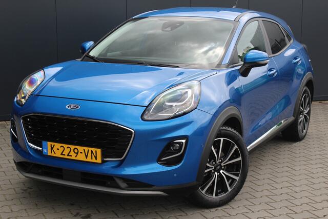 Ford PUMA 1.0 EcoBoost Titanium | Incl. 12 maanden garantie | Trekhaak | Dodehoek detectie | Cruise control | Apple Carplay/Android auto | Lichtmetalen velgen | Elektrische kofferklep | DAB | Airco | Climate control | Navigatie