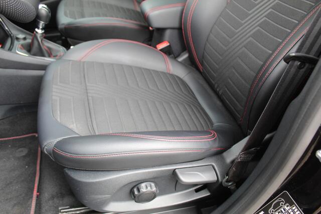 Ford PUMA 1.0-125pk EcoBoost Hybrid ST-Line X. April 2024 ! Slechts 9.700km ! Autm. airco, navigatie, telefoonvoorb., camera, pdc v+a, parkeerassistent, LED verl., metallic lak, LM wielen, stoel-, stuur- en voorraamverw., lane- en sideassist, adapt. cruise cntrl et