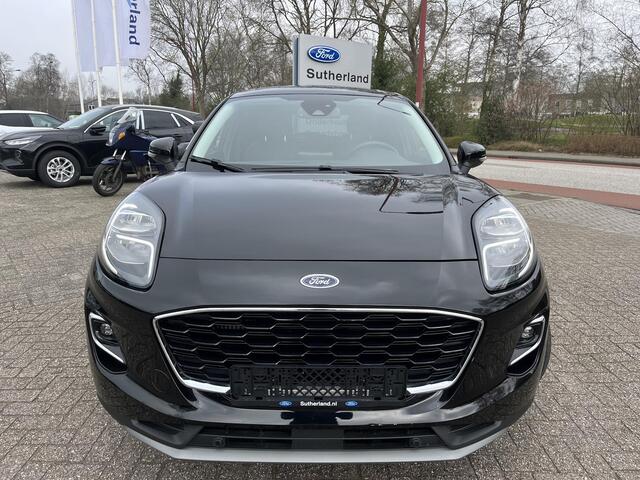 Ford PUMA 1.0 EcoBoost Hybrid Titanium X | 155pk Automaat | Trekhaak | Panoramadak | Adaptive cruise control | Winter-pack | Full-LED koplampen | Handsfree bedienbare achterklep | Dodehoeksensoren