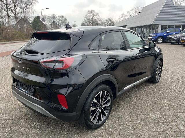 Ford PUMA 1.0 EcoBoost Hybrid Titanium X | 155pk Automaat | Trekhaak | Panoramadak | Adaptive cruise control | Winter-pack | Full-LED koplampen | Handsfree bedienbare achterklep | Dodehoeksensoren