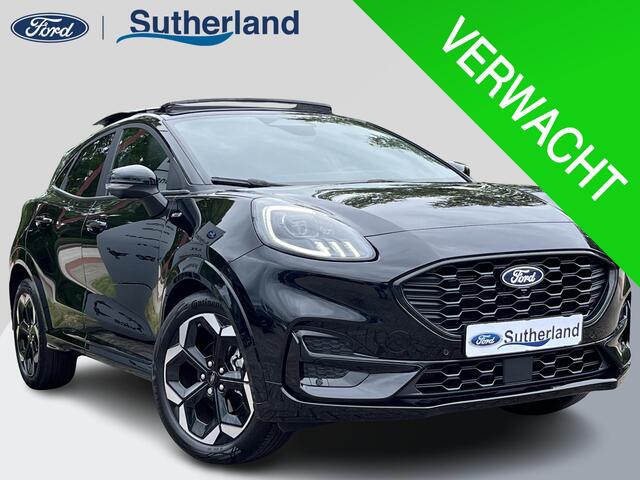Ford PUMA 1.0 EcoBoost Hybrid ST-Line X 155pk Automaat | Panoramadak | Afneembare trekhaak | Winter Pack | Adaptive cruise control | 360 graden camera | Bang&Olufsen | Elektrsiche achterklep | Matrix LED