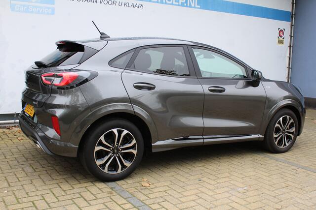 Ford PUMA 1.0 EcoBoost Hybrid ST-Line | Incl. 12 maanden Garantie | Stoel/stuur verwarming | Achteruitrijcamera | Parkeersensoren V+A | Cruise controle | Lane assist | Navigatie | Climate controle | Keyless start | Draadloze telefoonlader | Automatisch inparkeren |