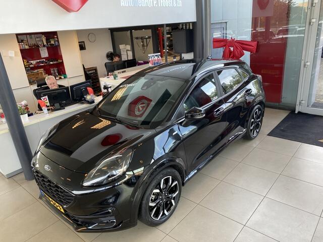 Ford PUMA 1.0 EcoBoost Hybrid ST-Line 155pk Automaat/Virtual cockpit/App-connect/Navigatie/Dodehoek detectie/Achteruitrijcamera/Climate control/Adaptive cruise control/Lane assist/Parkeersensoren rondom/Stoelverwarming/Stuurverwarming/Voorruitverwarming/B&O Audio/D