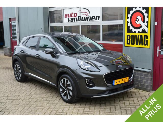 Ford PUMA 1.0 EcoBoost Hybrid Titanium O.a: Clima, Navi, Ad. Cruise, Carplay, Camera, PDC, Etc. All-in prijs!