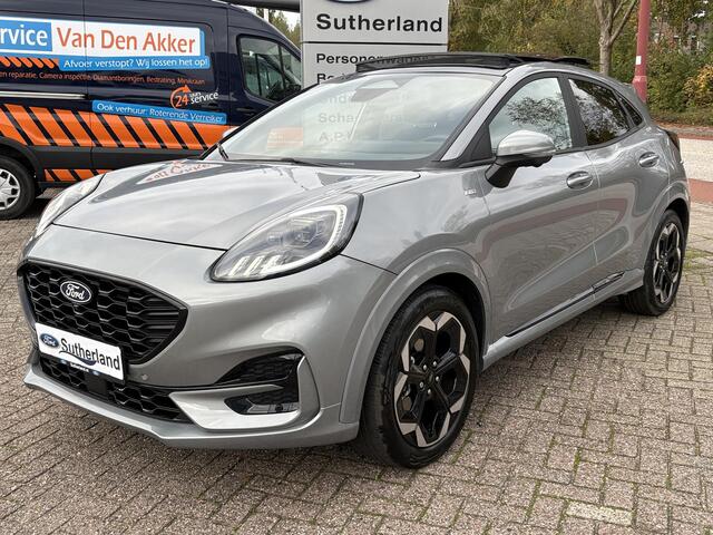 Ford PUMA 1.0 EcoBoost Hybrid ST-Line X 155pk Automaat | Panoramadak | Afneembare trekhaak | Winter Pack | Adaptive cruise control | 360 graden camera | Bang&Olufsen | Elektrsiche achterklep | Matrix LED