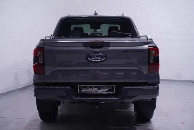 Ford RANGER 3.0 TDCi 240 pk V6 Wildtrack 2-Zits Navi, LED, Elek. Rollcover Laadruimte, 360 Camera, Leder Zwart, Trekhaak 3.500 kg, Nieuw