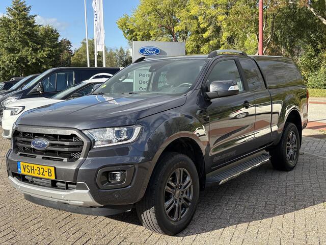 Ford RANGER 2.0 EcoBlue Wildtrak Supercab 214pk Automaat | 3.500kg Trekgewicht | Dichte Opbouw | Lederen Bekleding | Adaptieve Cruise | Dealer onderhouden