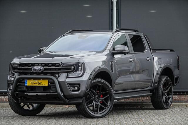Ford RANGER Wildtrak 2.3PHEV 280Pk Aut. | Plug In Hybride | Double Cab | 5-Persoons | Bullbar | Wielkastverbreders | Trekhaak | Elek. Rollertop | 22''