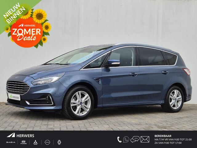 Ford S-MAX 2.5i HEV Luxury 5P Automaat / Apple Carplay Android Auto / Allseason banden / Stoelverwarming / Achteruitrijcamera / Elektrische achterklep / Navigatie / Adaptief CC / Climate control / Keyless Entry/Start /