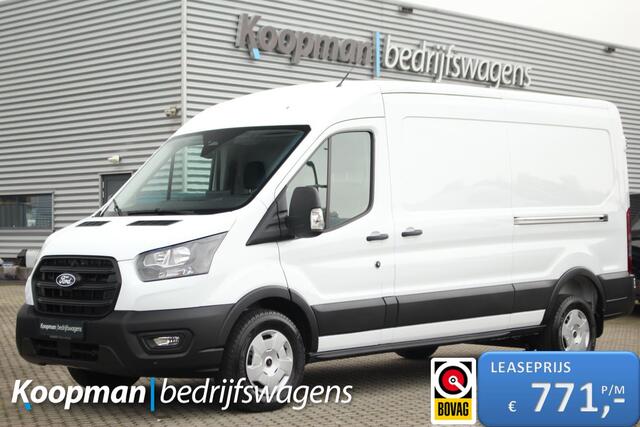 Ford TRANSIT 350 2.0TDCI 165pk L3H2 Trend | Automaat | Nieuw model | L+R Zijdeur | Sync 4 13" | Camera | Carplay/Android | Lease 771,- p/m