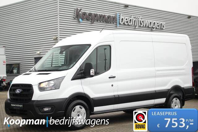 Ford TRANSIT 350 2.0TDCI 165pk Automaat L3H2 Trend | Nieuwste model | Carplay/Android | Camera | Sync 4 13" | Lease 753,- p/m