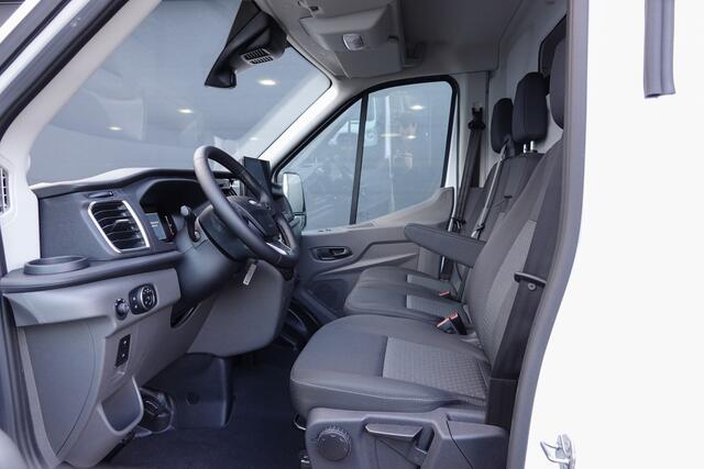 Ford TRANSIT L2H2 2.0Tdci 130Pk | 350 | 3.500Kg Trekgewicht | Trend | Virtual Cockpit | Achteruitrijcamera | 270° Achterdeuren | Frozen White