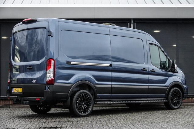 Ford TRANSIT L3H2 | 2.0Tdci 165Pk A8 Aut. | 350 | Raptor Edition | 2x Schuifdeur | Nieuw Model | Chrome Blue
