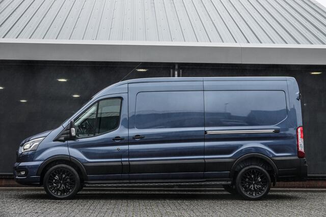 Ford TRANSIT L3H2 | 2.0Tdci 165Pk A8 Aut. | 350 | Raptor Edition | 2x Schuifdeur | Nieuw Model | Chrome Blue