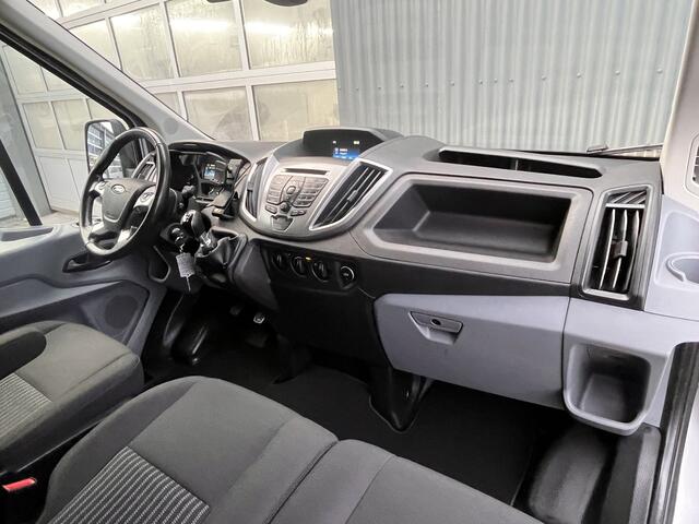 Ford TRANSIT 350 2.0 TDCI L2H2 Werkplaats inrichting Kast Inrichting Servicewagen Airco Cruise controle Werkplaats Sortimo inrichting Parkeersensoren voor en achter 1e eigenaar Dealer onderhouden Euro 6 Bpm vrij!!