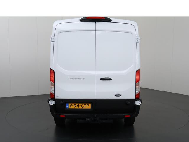 Ford TRANSIT 350 2.0 TDCI L3 H2 Trend | Navigatie | Stoelverwarming | Trekhaak 2500 KG AHW | Airco | 3-Zits | NIEUW | Carplay - Android Auto | Laadruimte Pakket | Cruise Control | Multifuntioneel Stuurwiel
