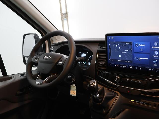 Ford TRANSIT 350 2.0 TDCI L3 H2 Trend | Navigatie | Stoelverwarming | Trekhaak 2500 KG AHW | Airco | 3-Zits | NIEUW | Carplay - Android Auto | Laadruimte Pakket | Cruise Control | Multifuntioneel Stuurwiel