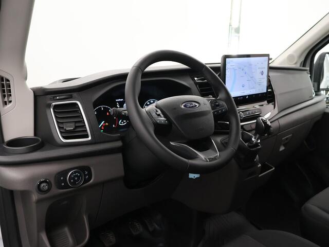 Ford TRANSIT 350 2.0 TDCI L3 H2 Trend | Navigatie | Stoelverwarming | Trekhaak 2500 KG AHW | Airco | 3-Zits | NIEUW | Carplay - Android Auto | Laadruimte Pakket | Cruise Control | Multifuntioneel Stuurwiel