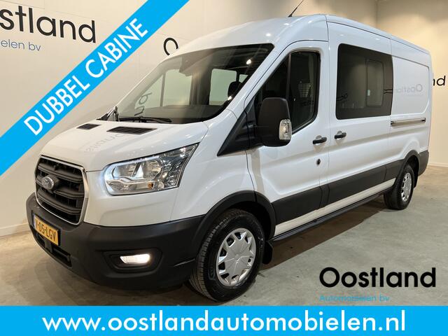 Ford TRANSIT 2.0 TDCI L3H2 DC Dubbel Cabine Trend 130 PK / Euro 6 / Airco / Schuifdeur L + R / Cruise Control / Camera / Trekhaak