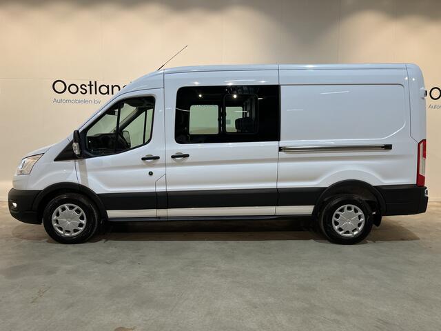 Ford TRANSIT 2.0 TDCI L3H2 DC Dubbel Cabine Trend 130 PK / Euro 6 / Airco / Schuifdeur L + R / Cruise Control / Camera / Trekhaak