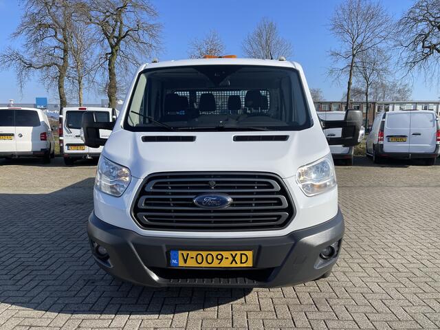Ford TRANSIT 350 2.0 TDCI L3H1 DC 7 persoons pickup / vaste prijs rijklaar ¤ 18.950 ex btw / lease vanaf ¤ / airco / cruise / open laadbak / trekhaak 2650 kg / euro 6 diesel