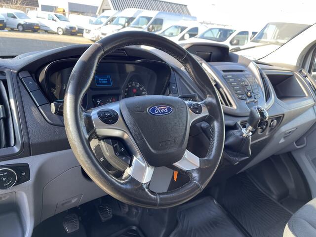 Ford TRANSIT 350 2.0 TDCI L3H1 DC 7 persoons pickup / vaste prijs rijklaar ¤ 18.950 ex btw / lease vanaf ¤ / airco / cruise / open laadbak / trekhaak 2650 kg / euro 6 diesel