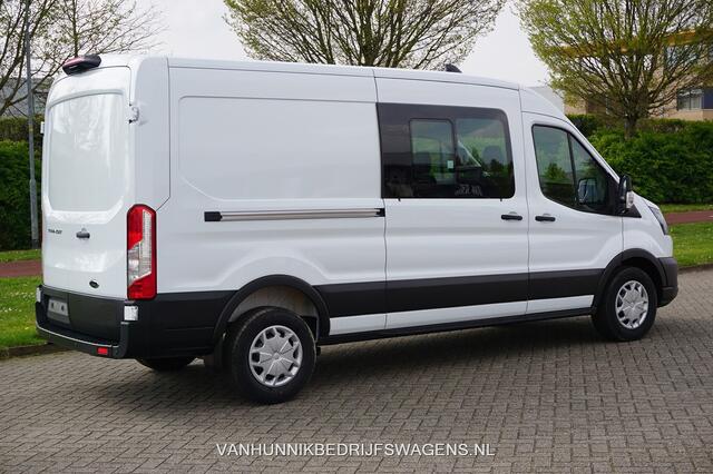 Ford TRANSIT 350L 130PK L3H2 Dubbel Cabine BPM VRIJ!! Climate, Cruise, 12" Sync4 Camera/Apple CP NR. 995