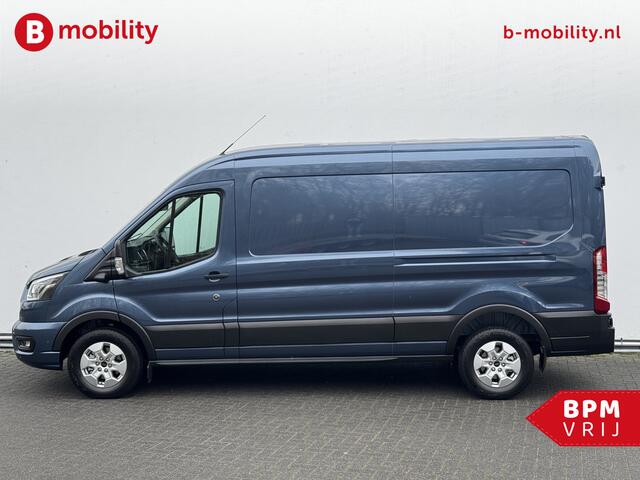 Ford TRANSIT 350 2.0 TDCI 165PK L3H2 Limited Automaat Trekhaak 2.800kg | UNIEK* | Trekhaak 2.800kg | Rondomzicht Camera | Apple CarPlay