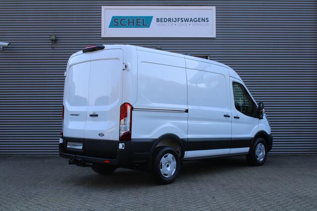 Ford TRANSIT 350 2.0 TDCI L2H2 Trend 130pk - Facelift - 2x Schuifdeur - Adaptive Cruise - Navigatie - Blind Spot - 360 Camera - Stoel - Stuurverwarming - Rijklaar