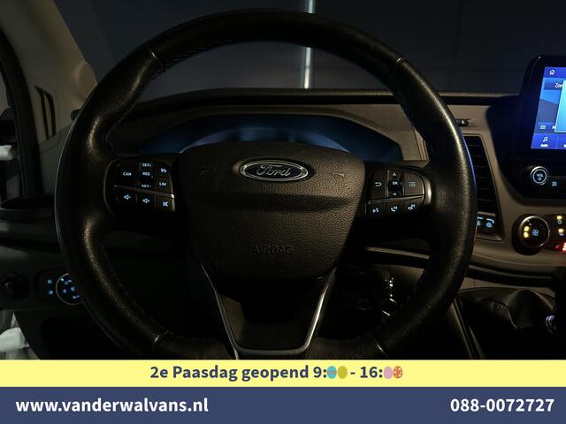 Ford TRANSIT 2.0 TDCI 131pk L3H2 Euro6 Airco | Camera | Navigatie | Android Auto | Cruisecontrol Parkeersensoren, Stoelverwarming, Verwarmde voorruit, Elektrisch verstelbare bestuurdersstoel, Bijrijdersbank