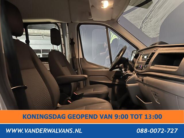 Ford TRANSIT 2.0 TDCI 131pk L3H2 Dubbele Cabine Euro6 Airco | 6-Zits | LED | 2500kg Trekhaak Cruisecontrol, Verwarmde voorruit, Parkeersensoren