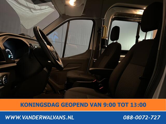 Ford TRANSIT 2.0 TDCI 131pk L3H2 Dubbele Cabine Euro6 Airco | 6-Zits | LED | 2500kg Trekhaak Cruisecontrol, Verwarmde voorruit, Parkeersensoren