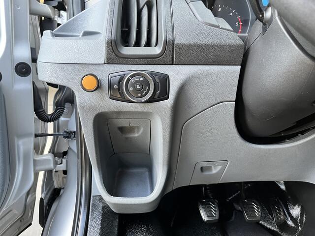 Ford TRANSIT 350 2.0 TDCI L3 DC Laadkraan Telefoonverbinding 3-Persoons Telefoonverbinding 1e eigenaar Pick up p-up bakwagen Euro 6 Bpm vrij voor ondernemers