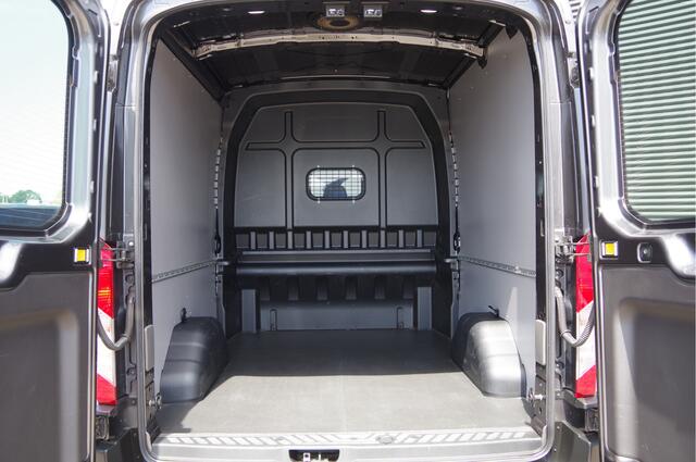 Ford TRANSIT 350 2.0 TDCI L3H2 DC-5P, XENON, 2X SCHUIFDEUR, TREKHAAK, ADAPT. CRUISE, STANDKACHEL, CAMERA, NAVI, AIRCO, STOELVERWARMING, APPLE CARPLAY, DUBBELE CABINE