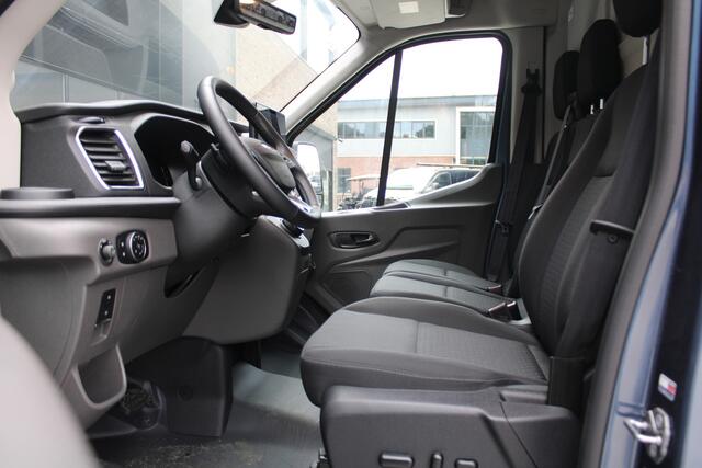 Ford TRANSIT 350 2.0 TDCI L3H2 Limited 165pk - Adaptive Cruise - Luchtvering - Blind Spot - 360 camera - Navigatie - Stoel-Stuurverwarming - Trekhaak - Rijklaar