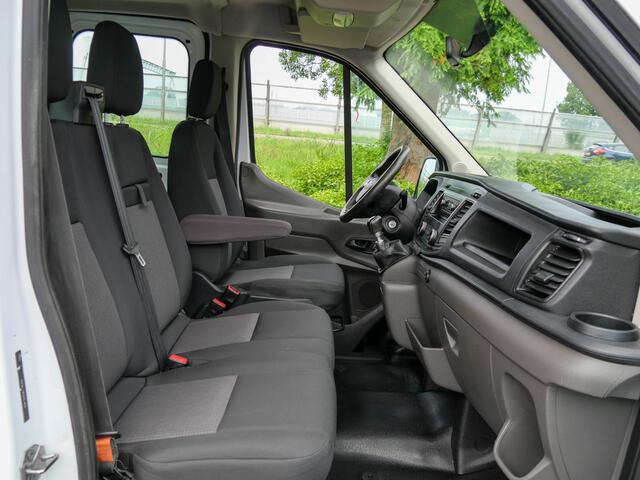Ford TRANSIT 350 2.0 TDCI L3H1 Dubbele Cabine Ambiente OPEN LAADBAK | 7 PERSOONS | TREKHAAK