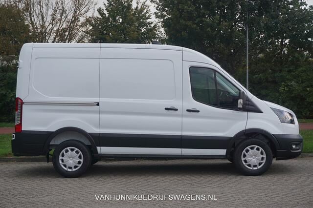 Ford TRANSIT 350M LDT 130PK L2H2 BPM VRIJ!! 12" Sync 4 Apple CP/Android A. Camera, Trekhaak!! NR. WV04*