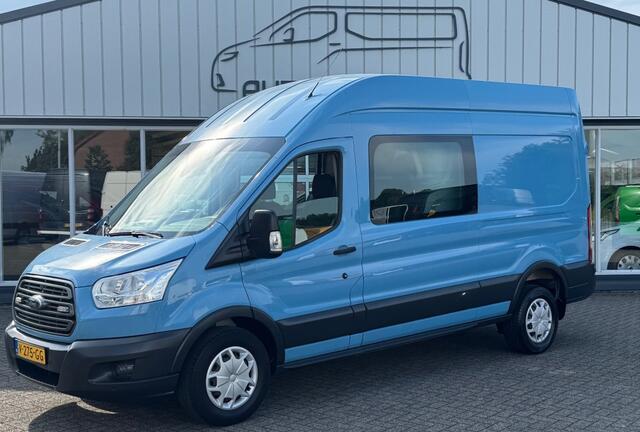 Ford TRANSIT 2.0 TDCI 125KW 170PK DC DUBBELE CABINE L3H2 EURO 6 AIRCO/ NAVIGATIE/ CRUISE CONTROL/ TREKHAAK/ 100% DEALERONDERHOUDEN
