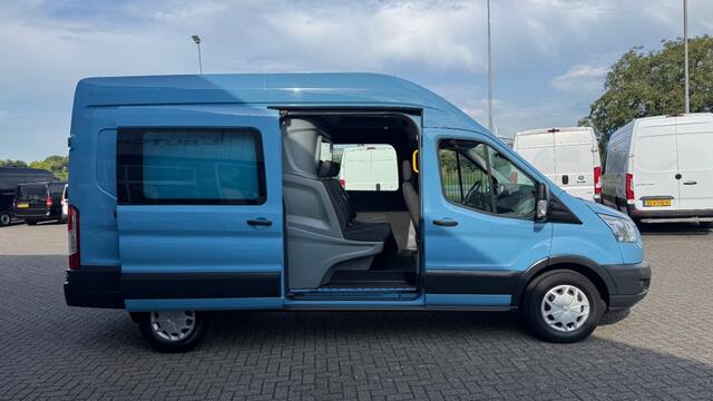 Ford TRANSIT 2.0 TDCI 125KW 170PK DC DUBBELE CABINE L3H2 EURO 6 AIRCO/ NAVIGATIE/ CRUISE CONTROL/ TREKHAAK/ 100% DEALERONDERHOUDEN