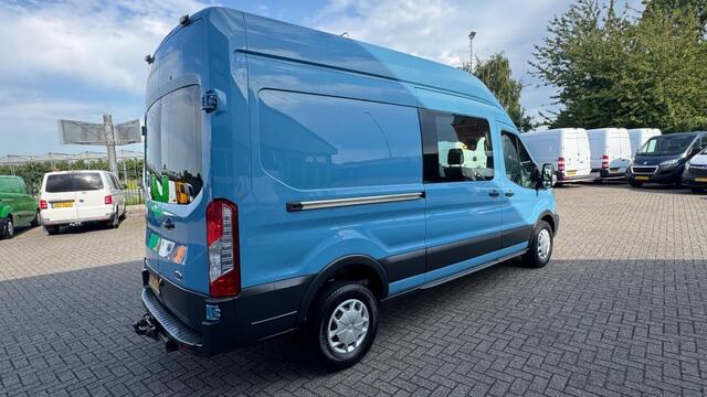 Ford TRANSIT 2.0 TDCI 125KW 170PK DC DUBBELE CABINE L3H2 EURO 6 AIRCO/ NAVIGATIE/ CRUISE CONTROL/ TREKHAAK/ 100% DEALERONDERHOUDEN