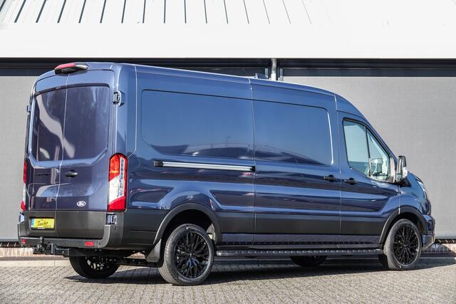 Ford TRANSIT L3H2 | 2.0Tdci 165Pk | 3.500Kg trekgewicht | 350 | Raptor Edition | 2x Schuifdeur | Nieuw Model | Chrome Blue