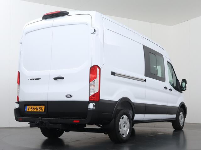Ford TRANSIT 350 | 2.0 TDCI | L3 H2 | Dubbele Cabine | Trend | TREKHAAK 2500 KG AHW | CLIMATE CONTROL | PARKEERSENSOREN V+A | CRUISE CONTROL | BIJRIJDERSBANK | LAADRUIMTE PAKKET | APPLE CARPLAY / ANDROID AUTO | STOEVERWARMING